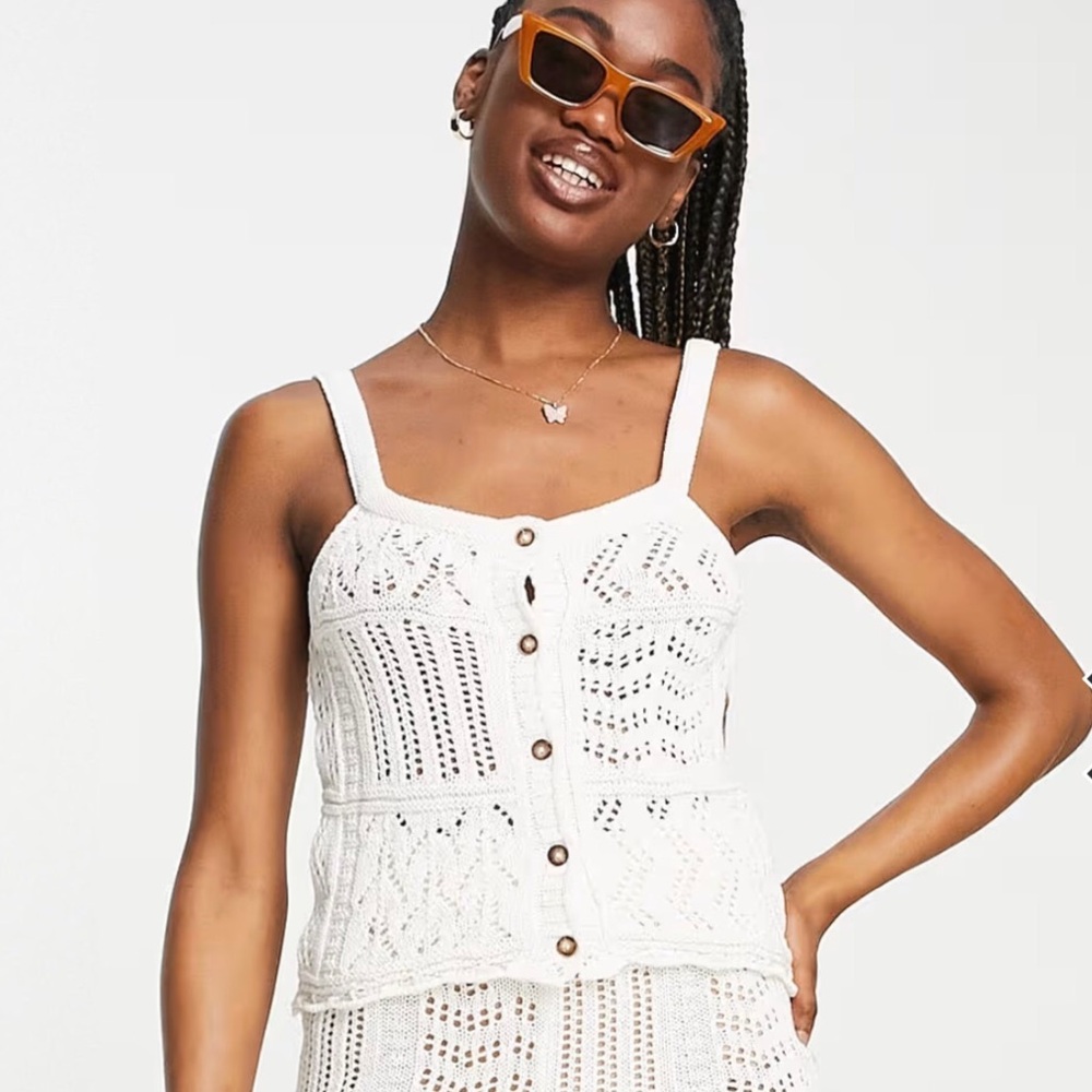 Crochet vest top